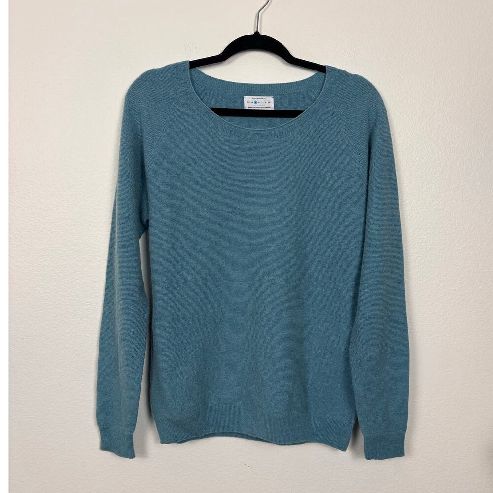 Oliver Charles All Season Crew Neck Quiet Luxury Khullu Blend Sweater Small